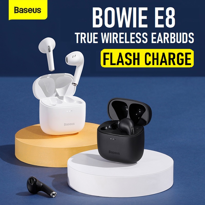 Baseus Bowie E8 True Wireless Earbuds Bluetooth Earphone TWS Headset Wireless Charging Case