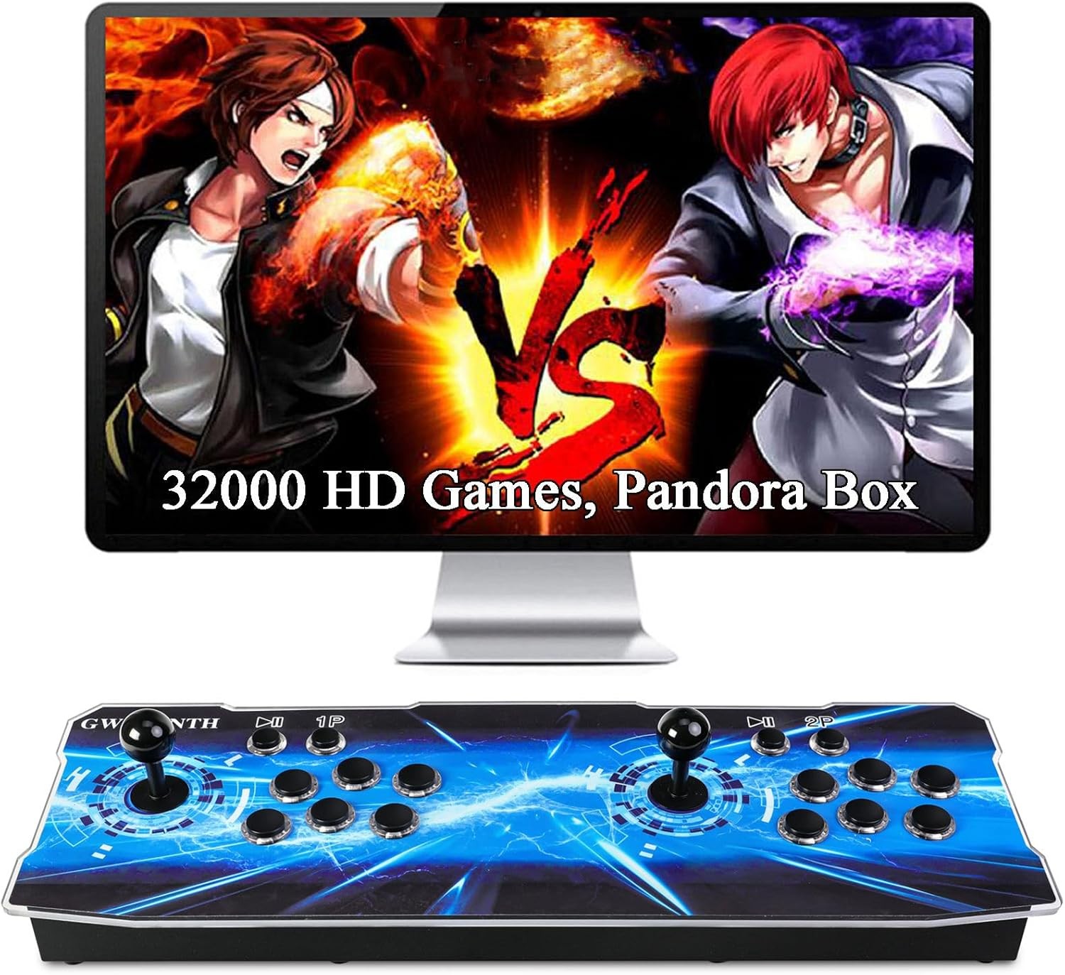 GWALSNTH 32000 in 1 Pandora Box 60S Arcade Games Console, Plug and Play Video Game,1280X720 Display, 3D Games, Search/Save/Hide/ Pause,1-4 Players …